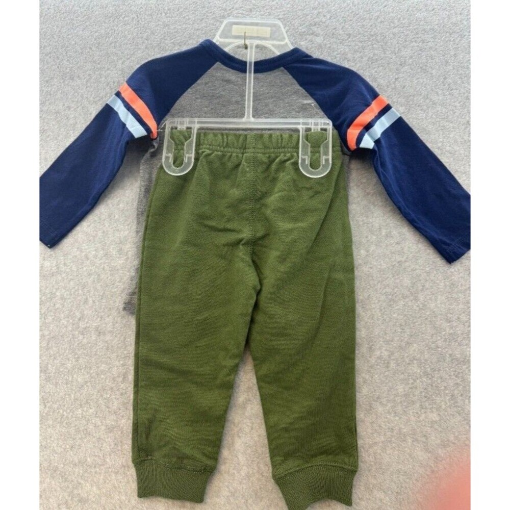Carter's 2-Pc Boys Race Car Pant Set Size 12M - Picture 4 of 4